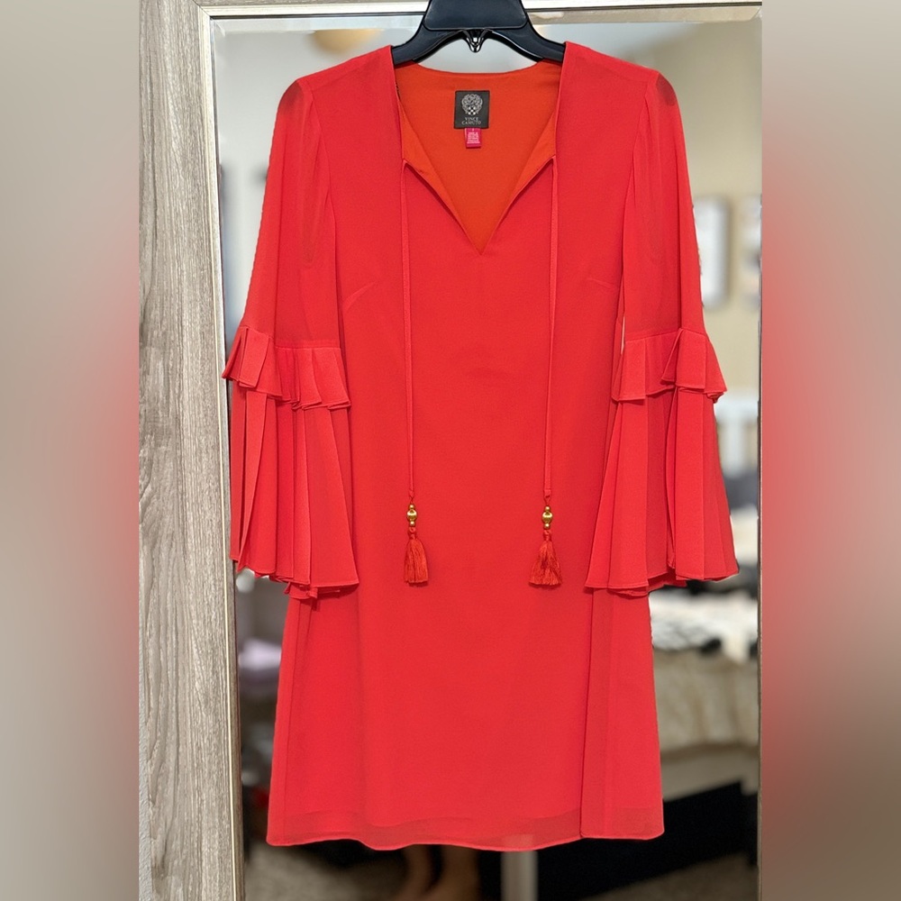 Vince Camuto Vibrant Coral Dress